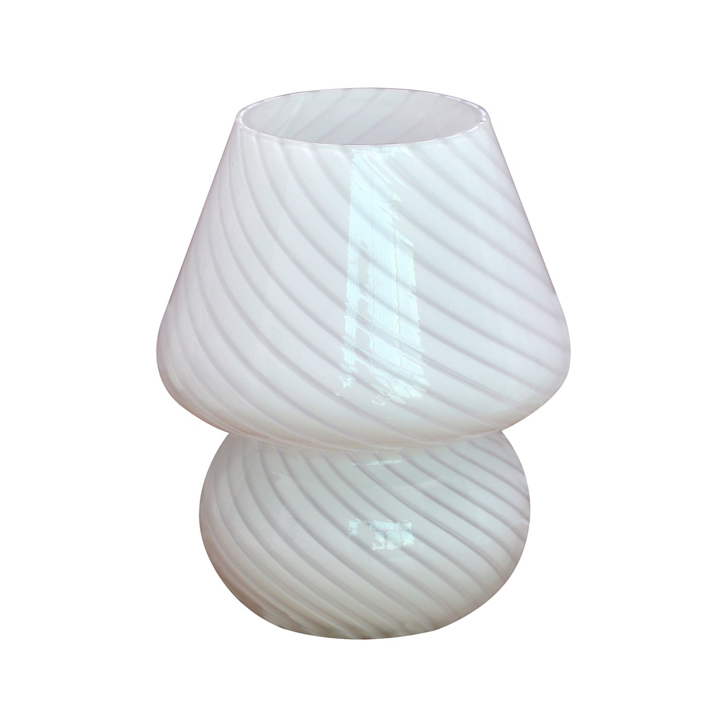 Elegant Murano-Style Glass Mushroom Lamp — USB-Dimmable Table Light