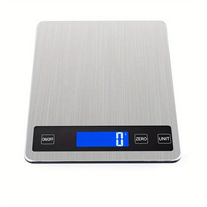 15kg Digital Kitchen Scale — USB-Rechargeable for Precise Food Weighing