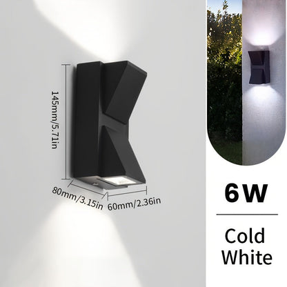 Sleek Modern LED Outdoor Wall Light – Waterproof 3W/6W, Decorative Exterior Lighting
