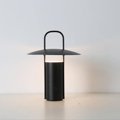 Wireless LED Touch Lamp - USB-Rechargeable Metal Table Light with Sleek Modern Design