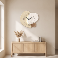 TempoStone Modern Minimalist Wall Clock - Silent Quartz Movement