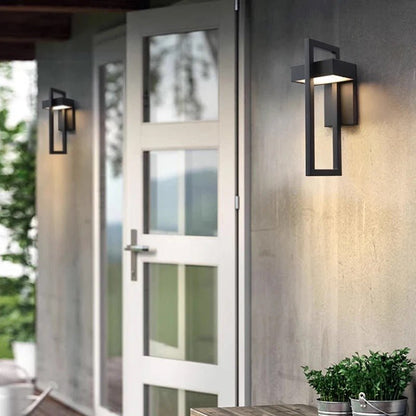 Sleek Modern Outdoor Wall Light - Scandinavian Aluminium LED Wall Lamp