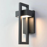 Sleek Modern Outdoor Wall Light - Scandinavian Aluminium LED Wall Lamp