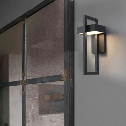 Sleek Modern Outdoor Wall Light - Scandinavian Aluminium LED Wall Lamp
