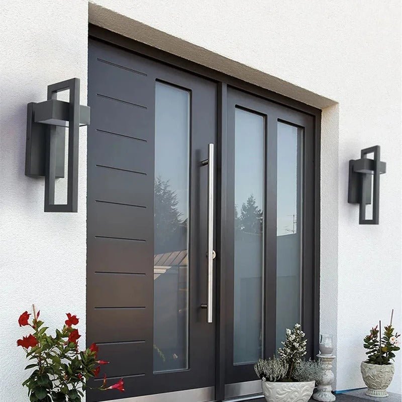 Sleek Modern Outdoor Wall Light - Scandinavian Aluminium LED Wall Lamp