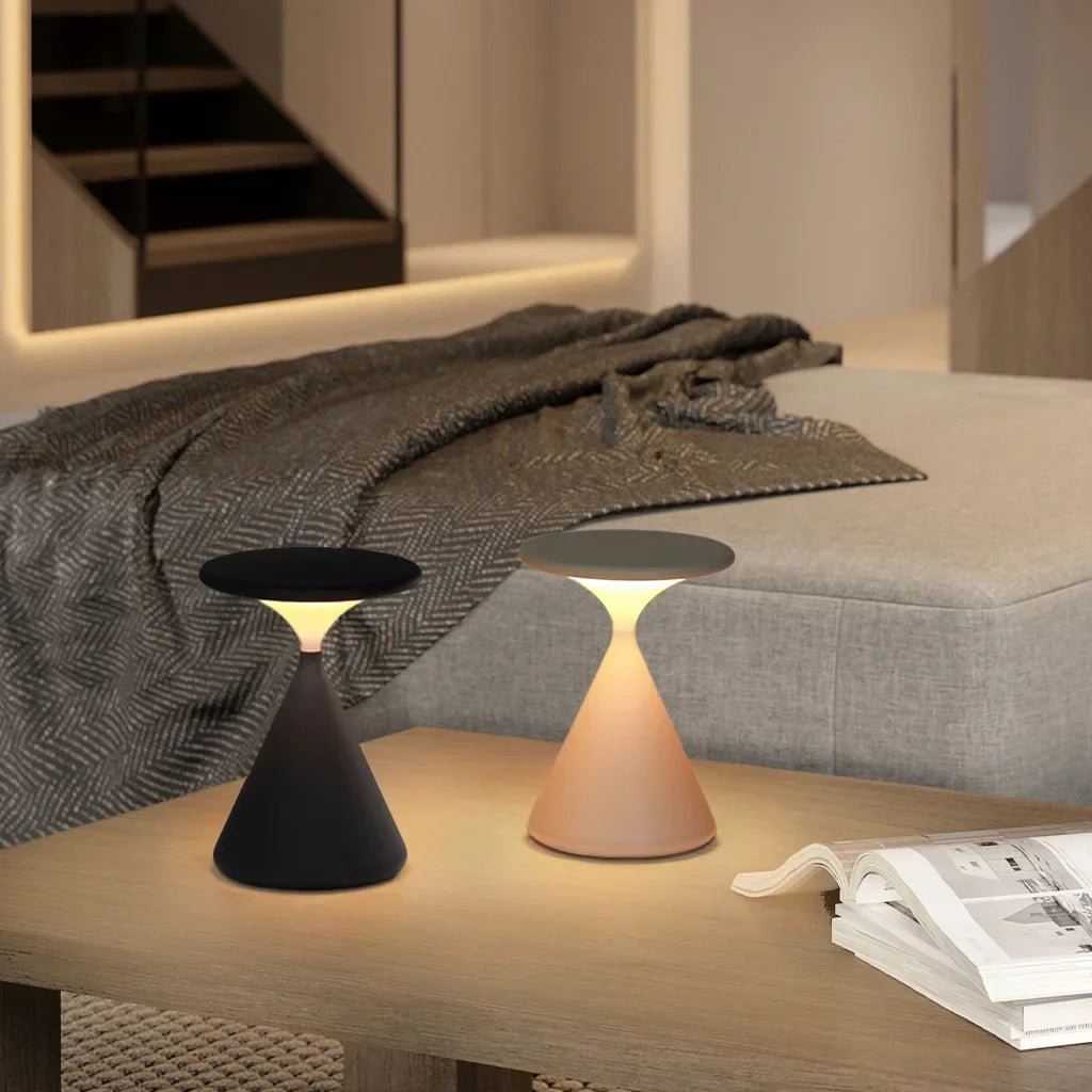 Aurora Wireless Table Lamp - Iconic Hourglass Design for Modern Living