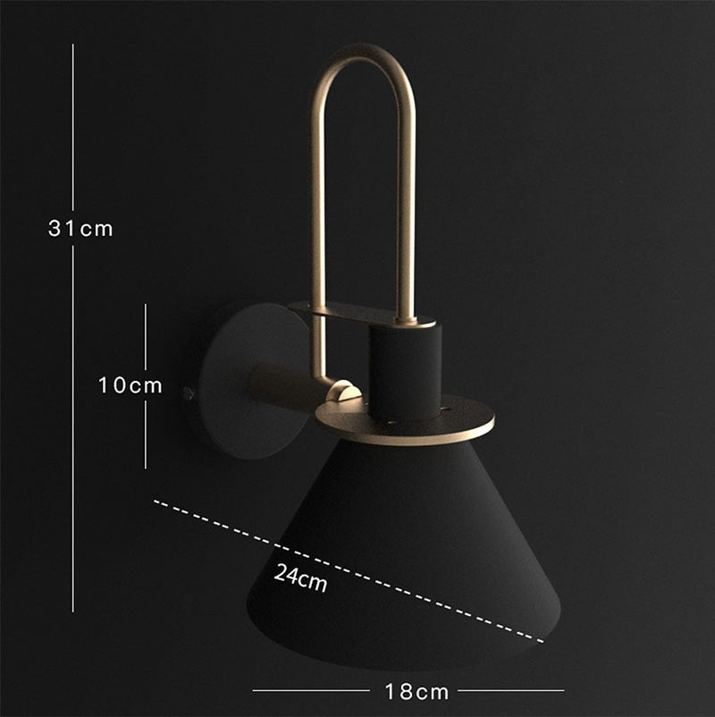 Mono Wall Lamp - Sleek Postmodern Metal Wall Light by Marco Bellini