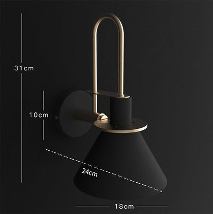 Mono Wall Lamp - Sleek Postmodern Metal Wall Light by Marco Bellini