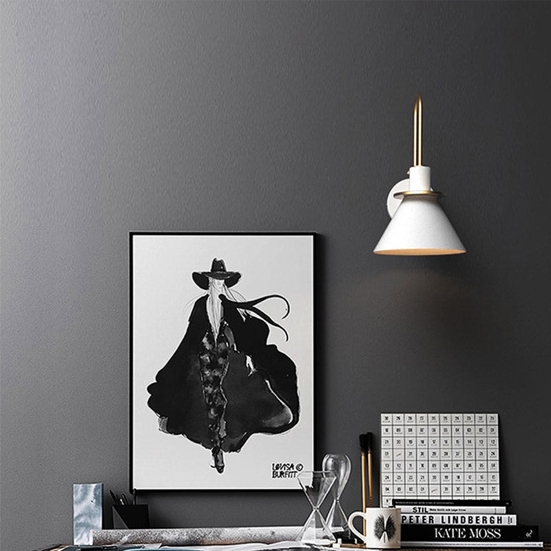 Mono Wall Lamp - Sleek Postmodern Metal Wall Light by Marco Bellini