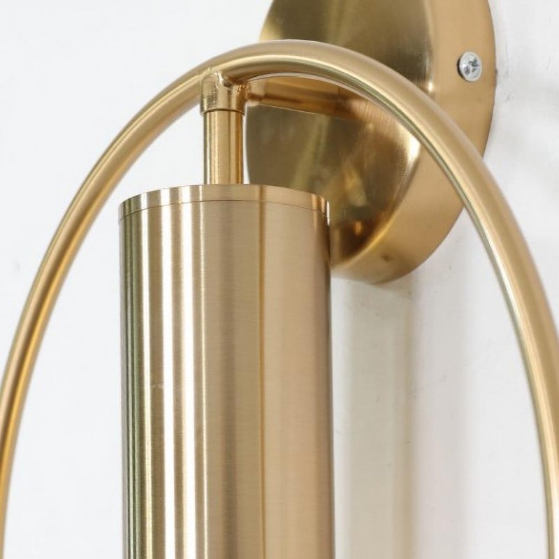 Halo Wall Light — Sleek Nordic Gold Minimalist Design