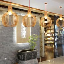 Artisan Wooden Pendant Light — Natural Scandinavian Design for a Warm, Minimal Glow