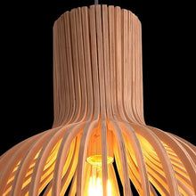 Artisan Wooden Pendant Light — Natural Scandinavian Design for a Warm, Minimal Glow